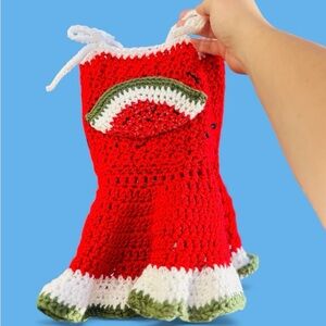 Crochet Watermelon dress